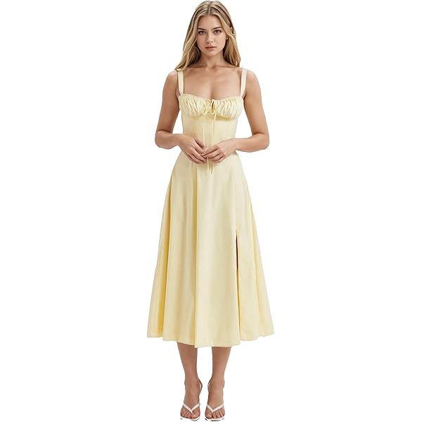 Women Crew Neck Real Silk Dresses Embroidery Long Sleeve Beach Dress Summer  Light Vacation Dress White L(0810) at Amazon Women's Clothing store