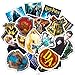 Stickers 100 pcs Harry Potter Car Laptop Luggage Vintage Skateboard Wall Decor Gift for Kids (D120-3)