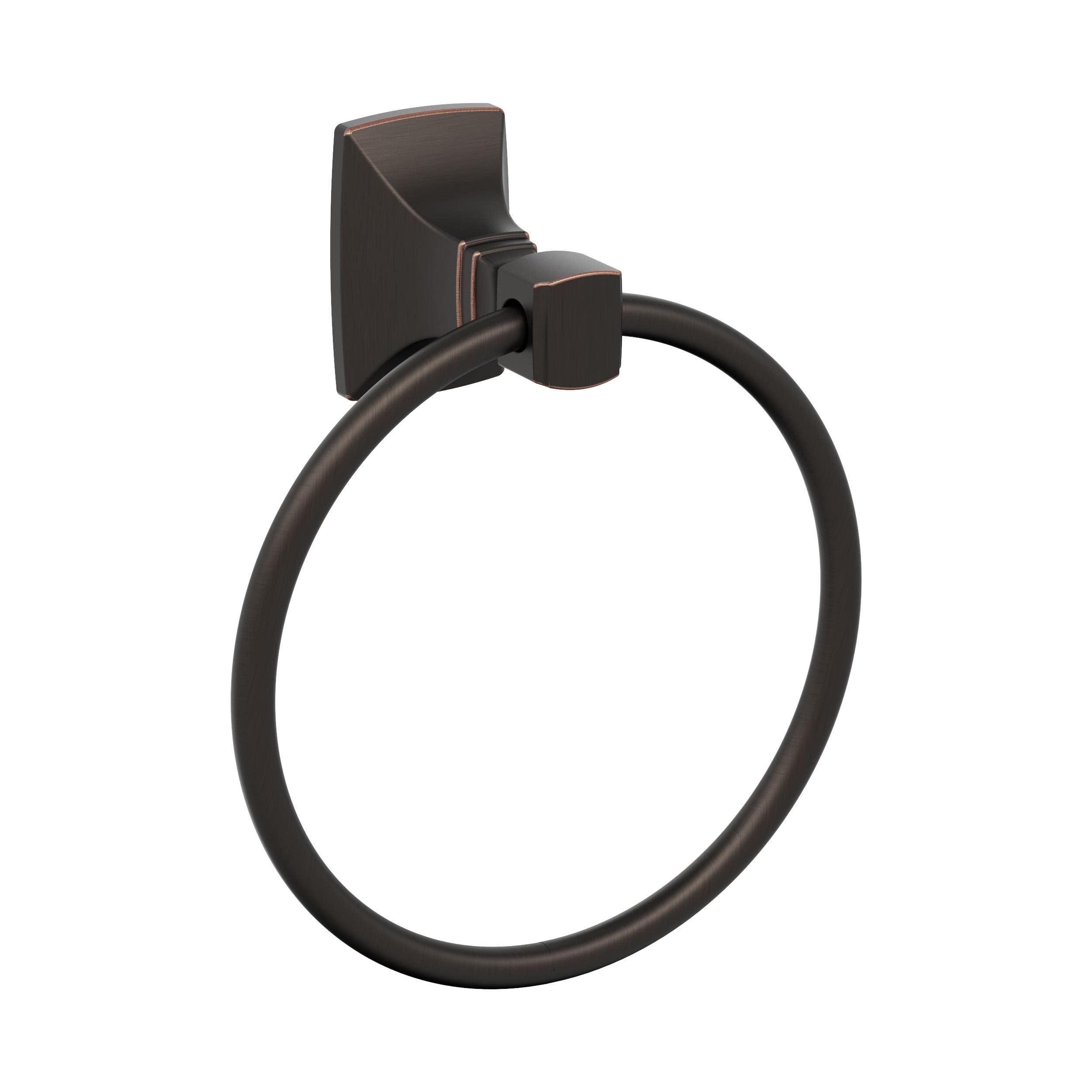 Amerock | Towel Ring | 7-7/16 inch (189 mm) | Oil Rubbed Bronze | Highland Ridge | Towel Holder | Bath Hardware | Bathroom Accessories — image 1