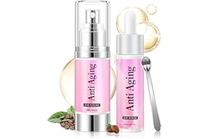 ANTIVP 5% Caffeine Eye Cream Eye Serum Kit for Dark Circles Under Eye Treatment Eye Cream Anti Aging For Puffiness Bags And Wrinkles Eye Serum & Eye Roller 2 Fl Oz