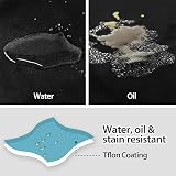 BURNTOP 2 Pack Waterproof Rubber Adjustable Apron 40" Heavy Duty Kitchen view 6