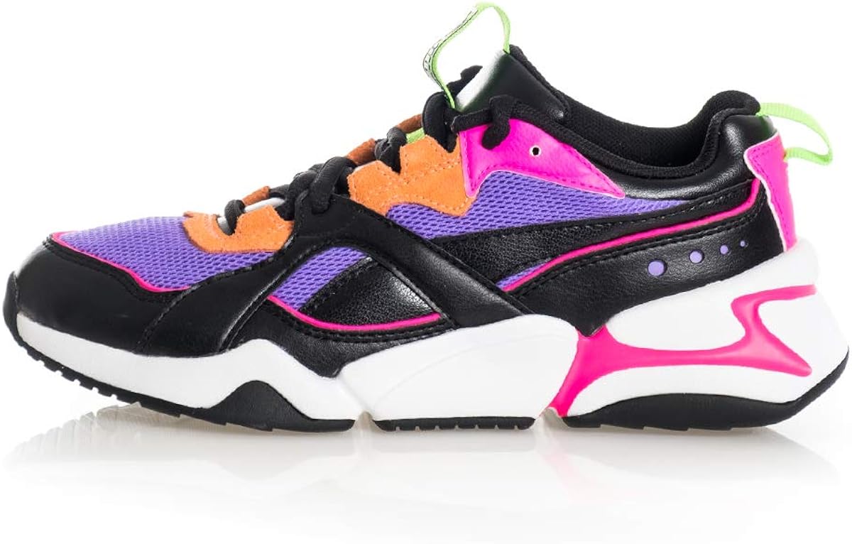 puma nova 2 white and pastel trainers