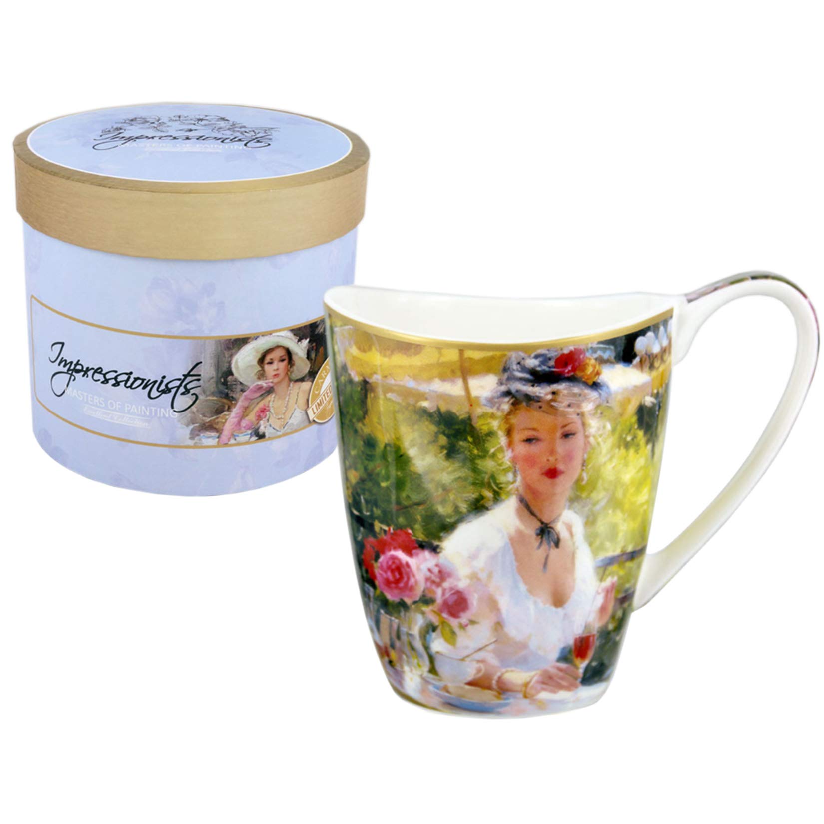 Carmani - Classic Mug Decorated with Impressionist Painting - Sisi 400 ml