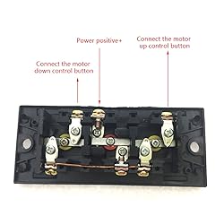 AC 600V 3A Rolling Door Up Down Stop 3 Button Black