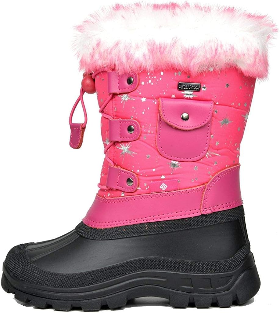  | DREAM PAIRS Boys Girls Insulated Waterproof Winter Snow Boots | Snow Boots