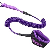 KOETSU Premium Paddle Board Leash - 10ft SUP Ankle Safety Rope, 7mm Thick Surfboard Leash for Longboard, Stand Up Paddle Board Accessories, SUP Replacement Leg Rope