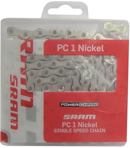 Amazon.com : Izumi Jet Black 1/2X1/8 116L 1-Sp Chain Silver