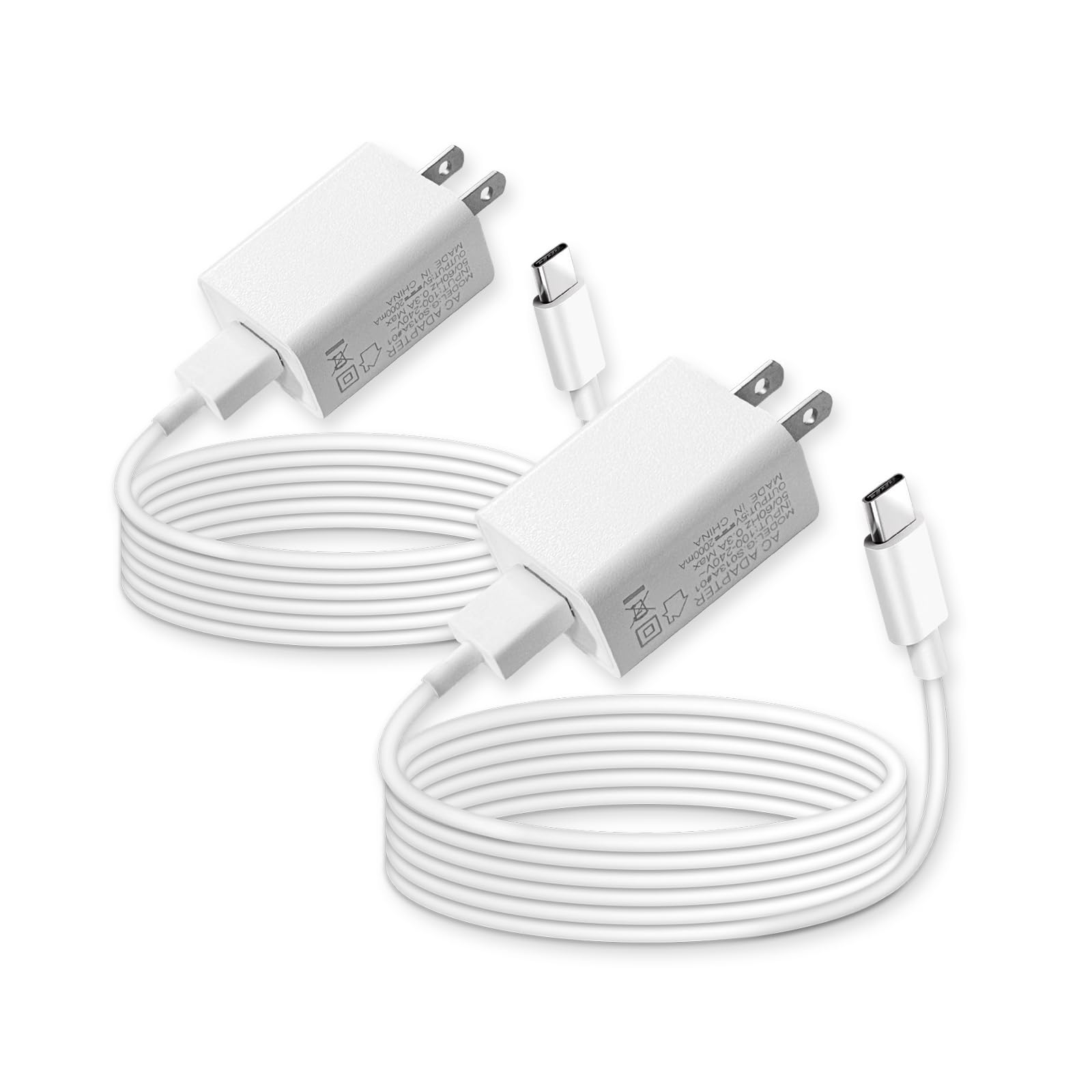 Photo 1 of 2 Pack 10FT USB C Camera Power Cable for Arlo Essential 2K, Alro Essential 2nd Generation, Blink Outdoor 4 4th Generation, Petcube Cam 360 Outdoor Security Camera Charger Charging Cord