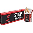 STEP Full Flavor Red Herbal Cigarettes - Full Carton - Tobacco & Nicotine Free - Great Taste! (10 Boxes = 200ct)