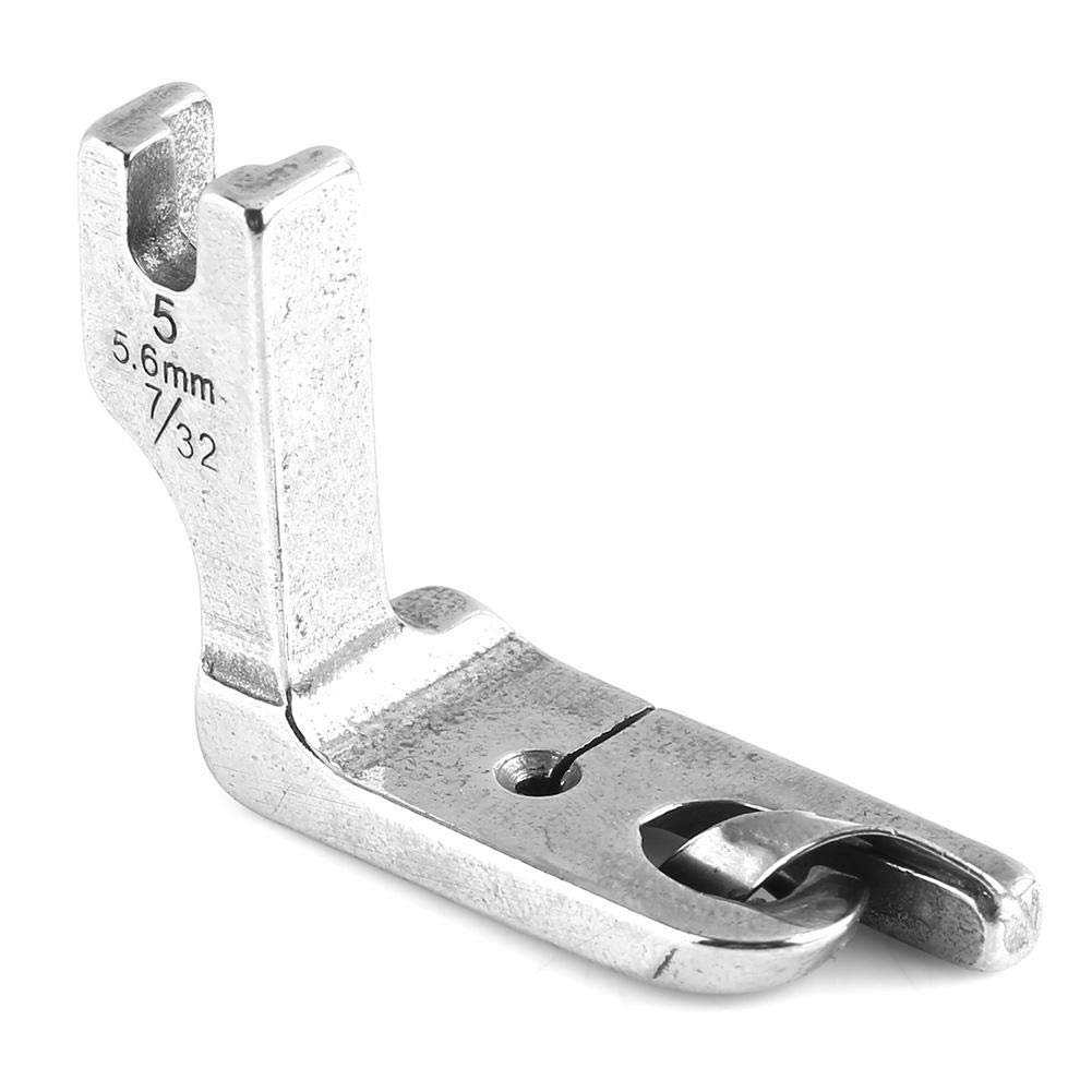 High Shank Rolled Hem Foot, Rolled Hem Presser Foot, Akozon Universal Industrial Single-needle Fat Bed Sewing Machine Rolled Hem Presser Foot (5.6MM)