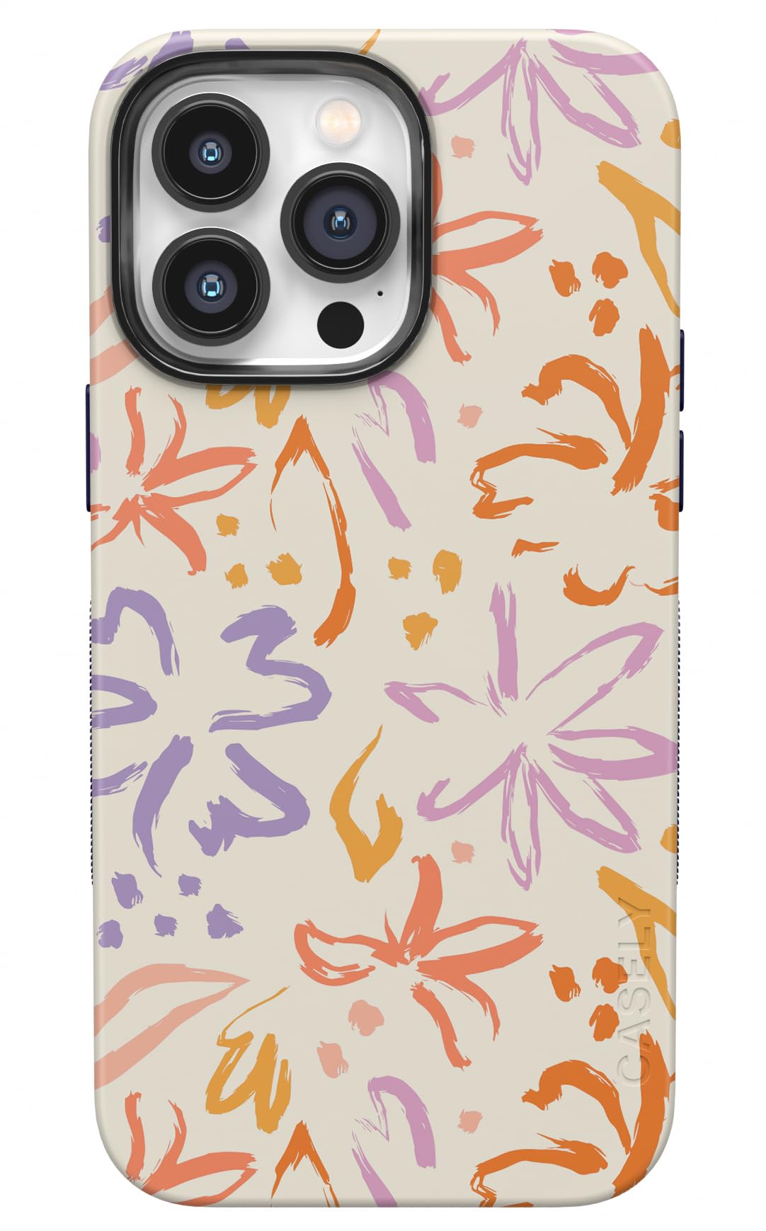 Casely iPhone 14 Pro Case | Hibiscus Blooms | Hawaiian Floral | Compatible with MagSafe | Bold Protective Design Image
