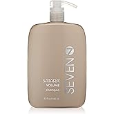 SEVEN Haircare Satara Volume Shampoo for Women & Men, Sulfate + Cruelty Free & Paraben Free with Pro Vitamin B5, Argan Oil, Hydrolyzed Quinoa Protein for Flat + Limp Hair, Made in USA, 32oz