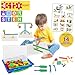 ETI Toys, STEM Learning, 92 Piece Kit of Screws. Build Giraffe Car, Crab, Flower Plant and More. 100 Percent Safe, Fun, Creative Skills Development. Gift, Toy for 3, 4, 5 Year Old Boys and Girls
