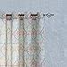jinchan Medallion Linen Blend Curtains for Living Room Drapes Damask Pattern Flax Draperies Window Treatments for Sliding Glass Doors Bedroom Curtain 2 Panels 84 Inch Long Sage Green