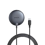 Anker MagGo Magnetic Wireless Charger (Pad), Qi2 Certified 15W Ultra-Fast MagSafe Compatible Wireless Charger, for iPhone 15/