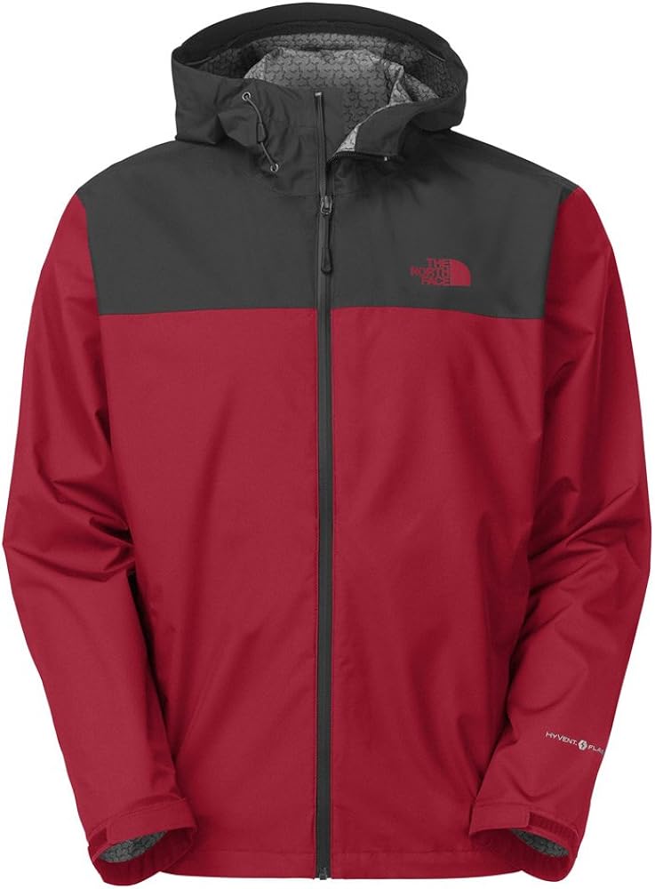 The North Face Men's RDT Rain Jacket, Biking Red/Asphalt