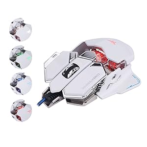 VersionTech Combaterwing ゲーミングマウス 有線マウス USBマウス