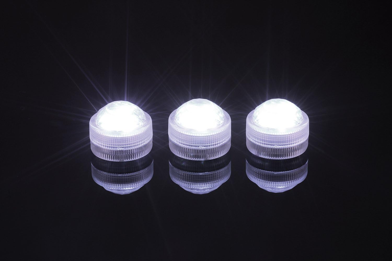 URAYS Underwater LED Light Waterproof Wedding LED Decoration Remote Control LED Tea Mini Light with Battery Party Table Christmas Vase Hookah Shisha Paper Lantern Light 12pcs Light (White)