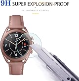 Diruite 5 Pack Samsung Galaxy Watch 3 41mm Screen Protector Tempered Glass view 6
