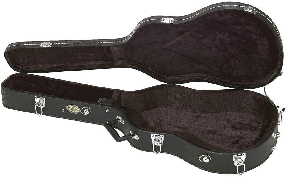 GEWA Guitar Case Arched Top Economy Classic Guitar, Black