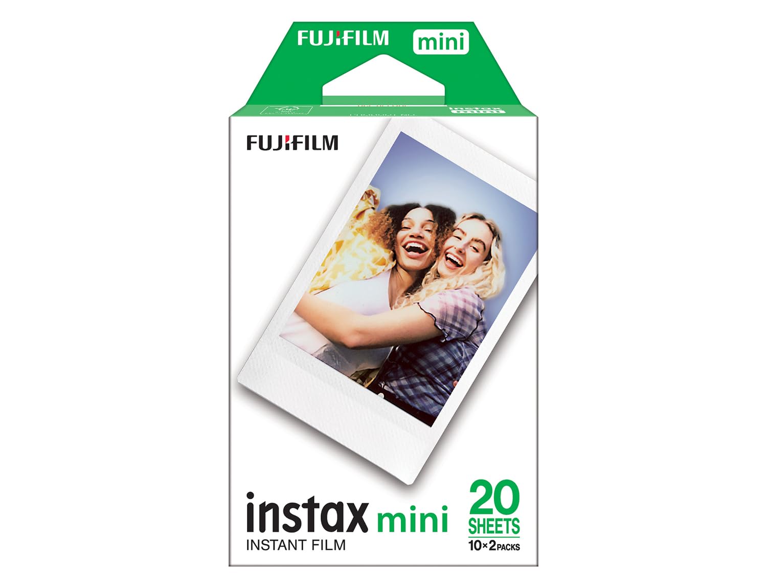 INSTAX mini instant film White Border, 20 shot Pack, suitable for all mini cameras and printers