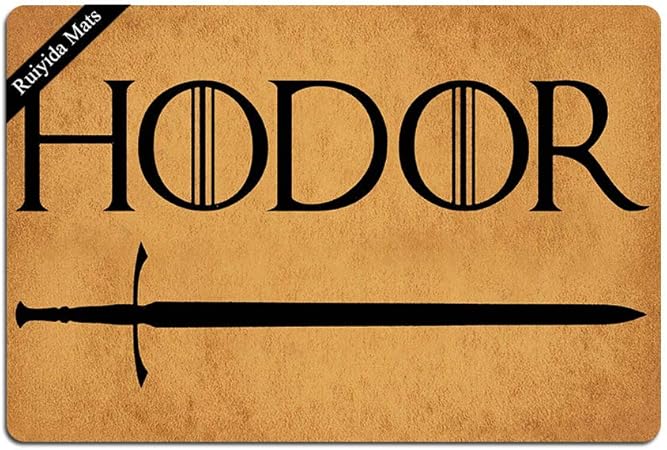 Amazon Com Ruiyida Hodor Hold The Door Game Of Thrones Doormat