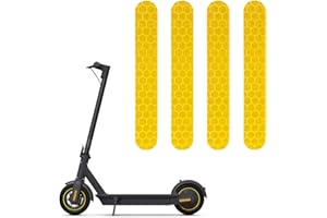 MORICHS Self-Adhesive Night Reflective Stickers for Segway Ninebot Max Electric Scooter Waterproof Warning Strip for Ninebot Max Scooter Decoration Accessories