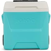 Igloos Cooler Hard-Sided Ice Chest, Insulated Portable Cooler, Heavy-Duty, Leak-Resistant Lid, Lightweight Ergonomic Handle