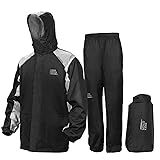 KEMIMOTO Waterproof Casual Motorcycle Rain Gear for