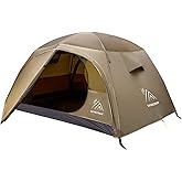 Camping Tent 2 Person,Ultra Large Capacity, 20D Nylon, Lightweight 3 Season Backpacking Tent 2 Person, PU3000mm, Free Standing, Ideal for Camping, Hiking, Glamping, Mountaineering