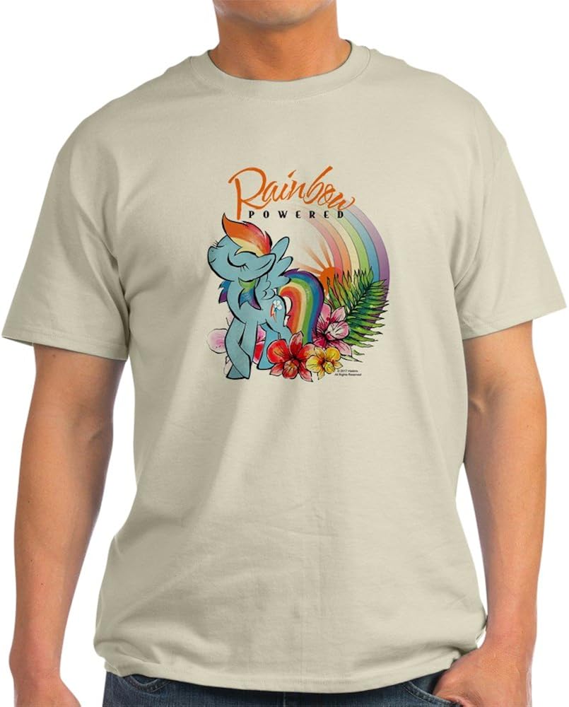 CafePress MLP-Rainbow Powered T-Shirt Cotton T-Shirt