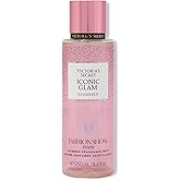 Victoria's Secret Fashion Show Iconic Glam Shimmer Fragrance Mist, Body Spray for Women (8.4 oz)