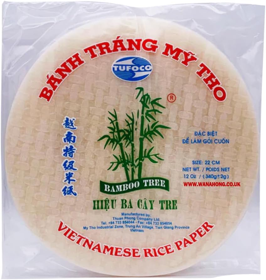 WaNaHong Vietnamese Rice Paper 22cm Gluten Free Vegan Low Calorie