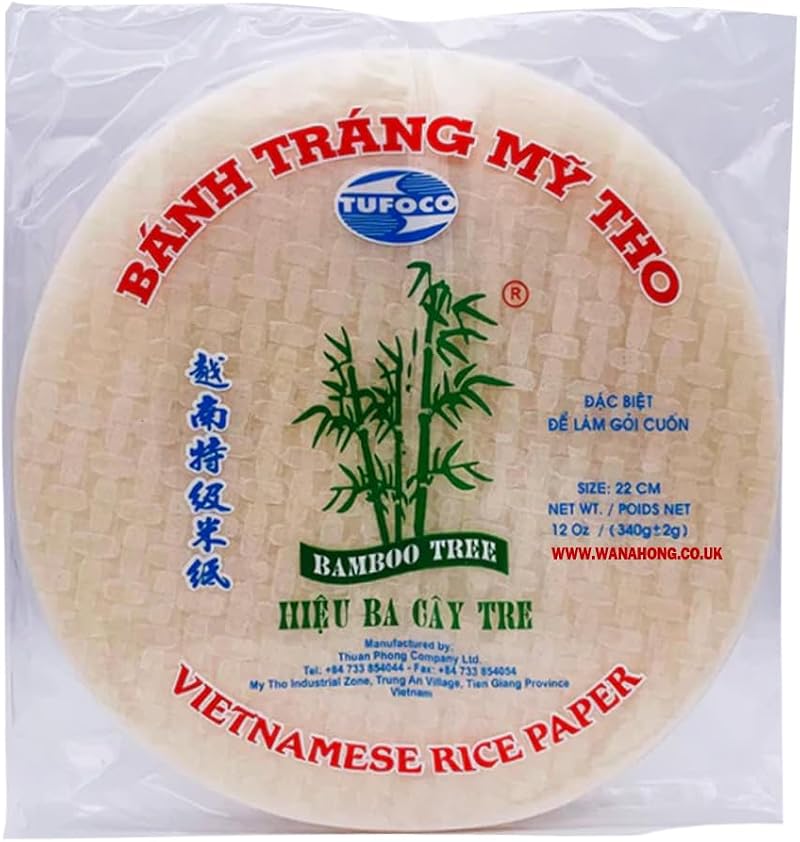 WaNaHong Vietnamese Rice Paper 22cm Gluten Free Vegan Low Calorie