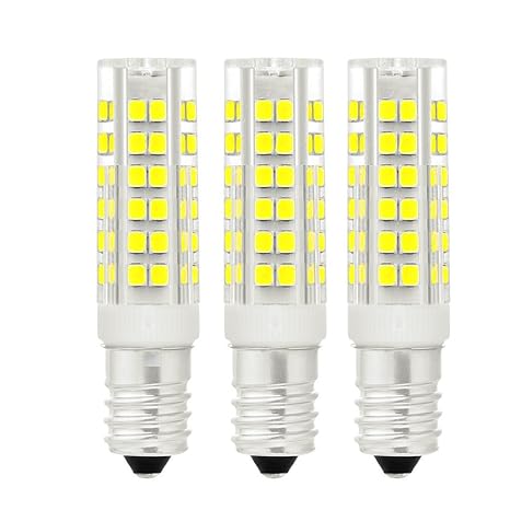 3X E14 LED Lampe,7W Ersatz für 45W Halogenlampen,E14 LED Glühlampe Kaltweiß,450lm,LED Birnen,LED Leuchtmittel,Kühlschranklamp