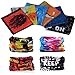 6pcs Seamless Sport Bandana Headband Versatile 16-in-1 Stretchable Headwear Headwrap Sweatband Magic Scarf, Neck Balaclava, Helmet Liner, Tube Mask for ATV/UTV Riding UV Resistance Casual Yoga