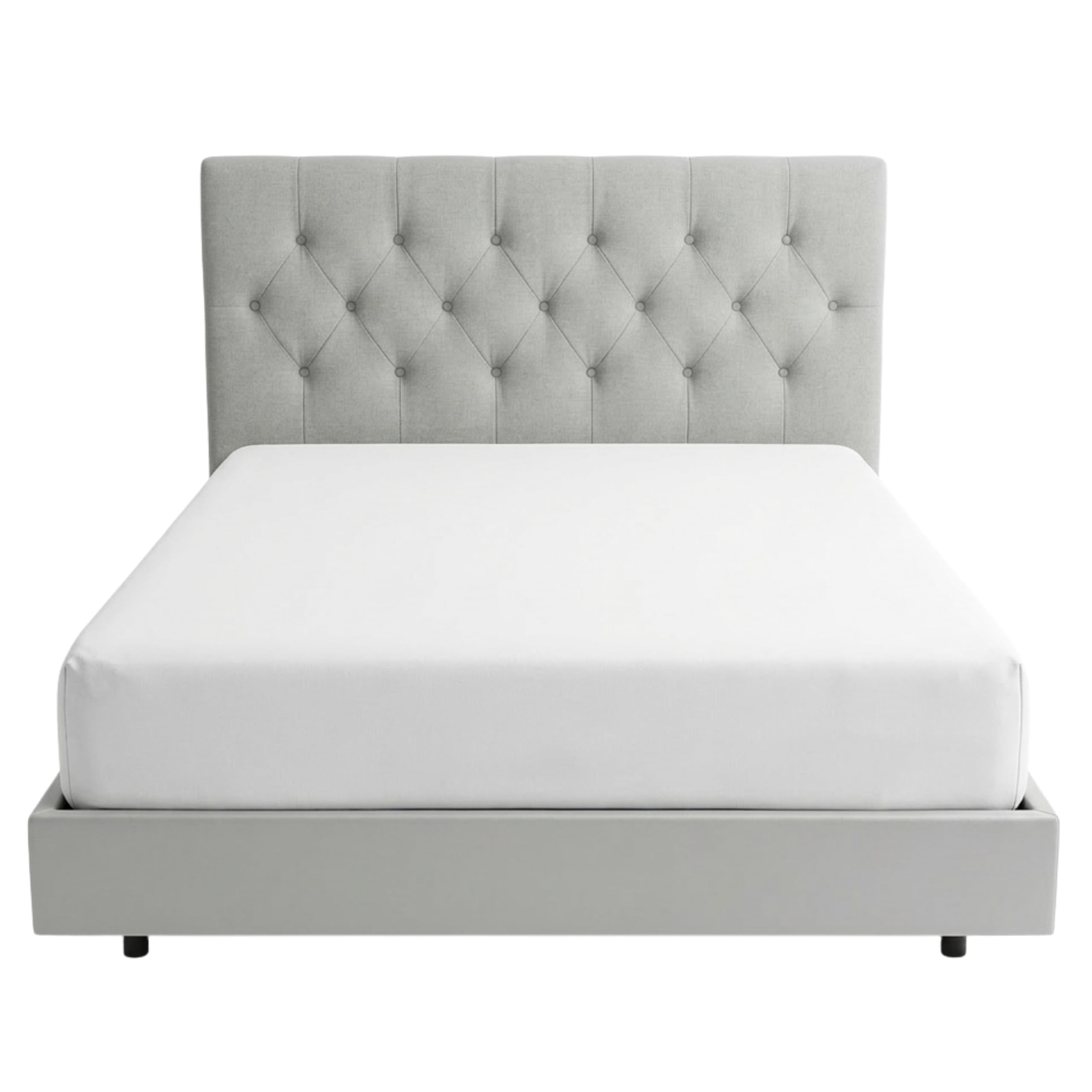 BRIT COTTON® Fitted Sheet – 25cm/10" Deep Pocket, Easycare Soft Percale Bed Sheet with Elasticated Corners, Non-Iron, Breathable, Durable Polycotton Bottom Sheet (White, King)