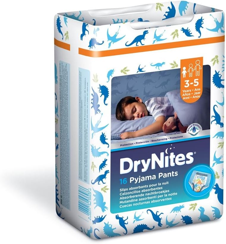 Drynites bragas absorbentes, Noche de Niños 35 años Doble Paquete de 16 piezas Amazon.es