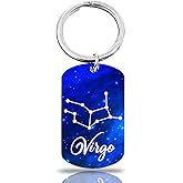 OEHEDOU 12 Constellation Keychain Gift Zodiac Astrology Gifts Birthday Gifts For Women Men Adults Boys Girls Horoscope Lovers