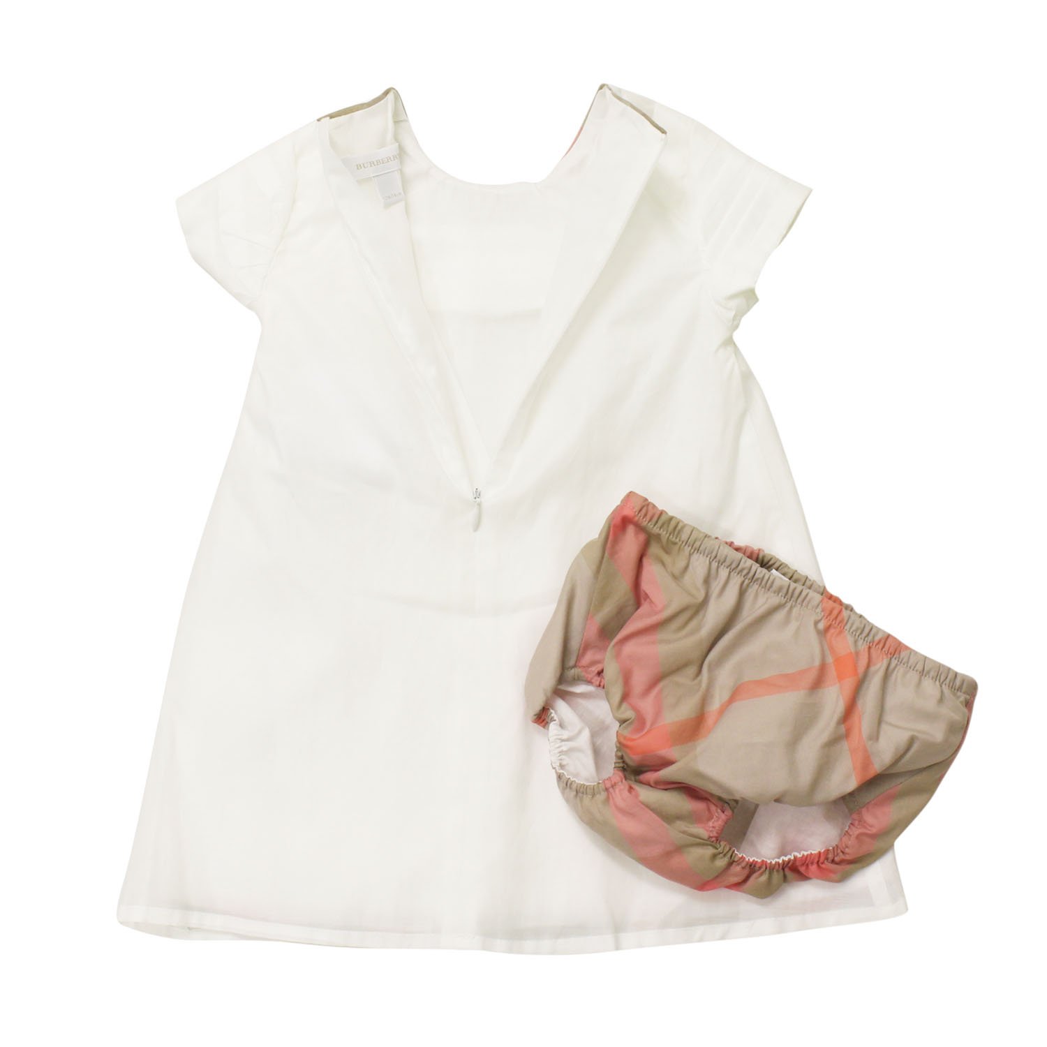 Bwht Burberry Baby 12mサイズ バーバリーベビー 並行輸入品 B07c3hf1yy 半袖ワンピースベビーパンツ ベビー服 出産祝い 12mサイズ セットアップ ワンピースチュニック 2年保証 Elradarrenca Cl