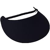The Incredible Sunvisor - Available in Beautiful Solid Colors, Perfect for The Summer! (Black)