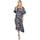 Miss Lavish London Short Caftan Beach Dress, Plus Size African Kaftan, Womens Resort Wear, Cruise, Caribbean Vacation Coverup