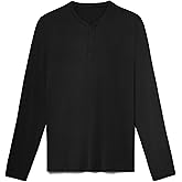 Tommy John Men's Second Skin Modal Long Sleeve Henley Sleep Top