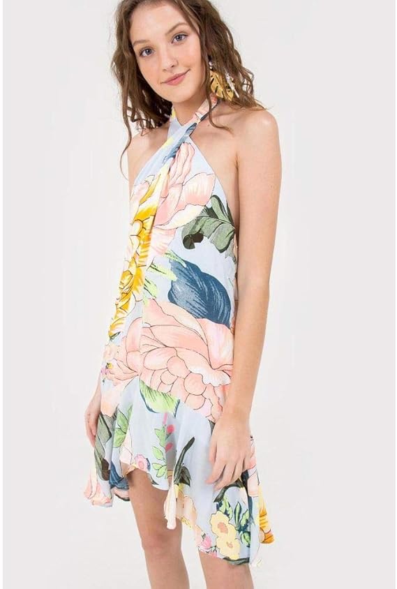 vestido maxi chita cubana