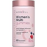 NeoCell Womens Multivitamin Gummy | 80 Gummies | Multi with Advanced Collagen | with Essential Minerals | Berry Flavor