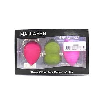 FLAWISH Makeup Sponge Beauty Blender For Perfect Makeup,Blending,Foundation,Contouring (Pack of 3,Multicolor)