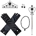 Orgrimmar Princess Dress Up Accessories Gloves Tiara Crown Wand Necklaces Presents for Kids Girls