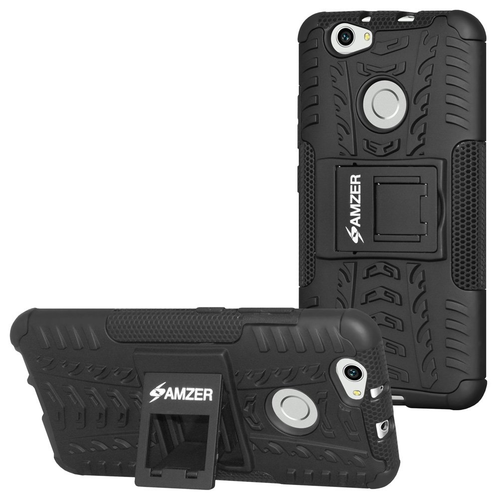 AMZER Hybrid Warrior Case Cover for Huawei Nova - Black