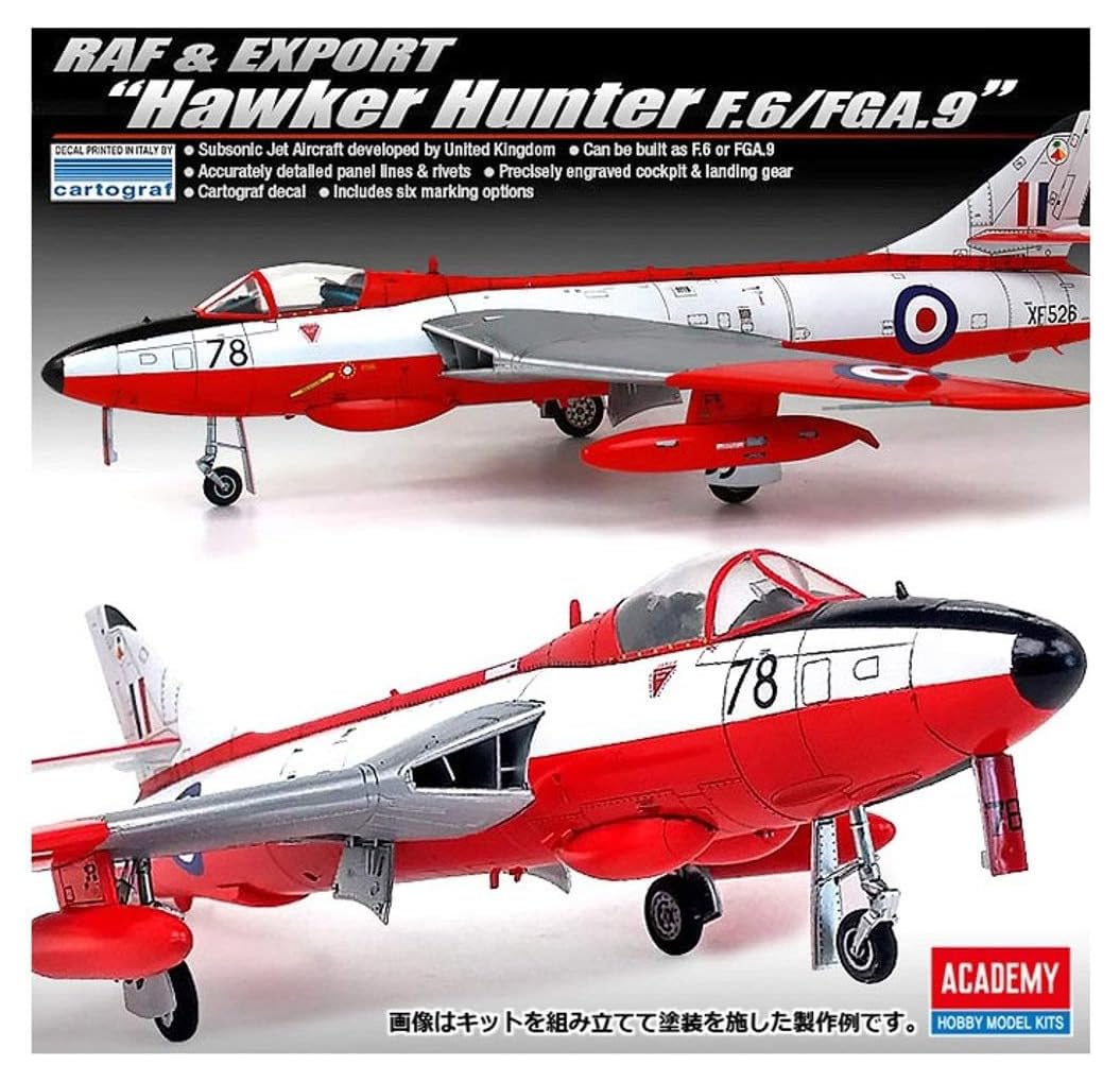 Academy 1: 48 - Hawker Hunter F.6/FGA.9 RAF & Export