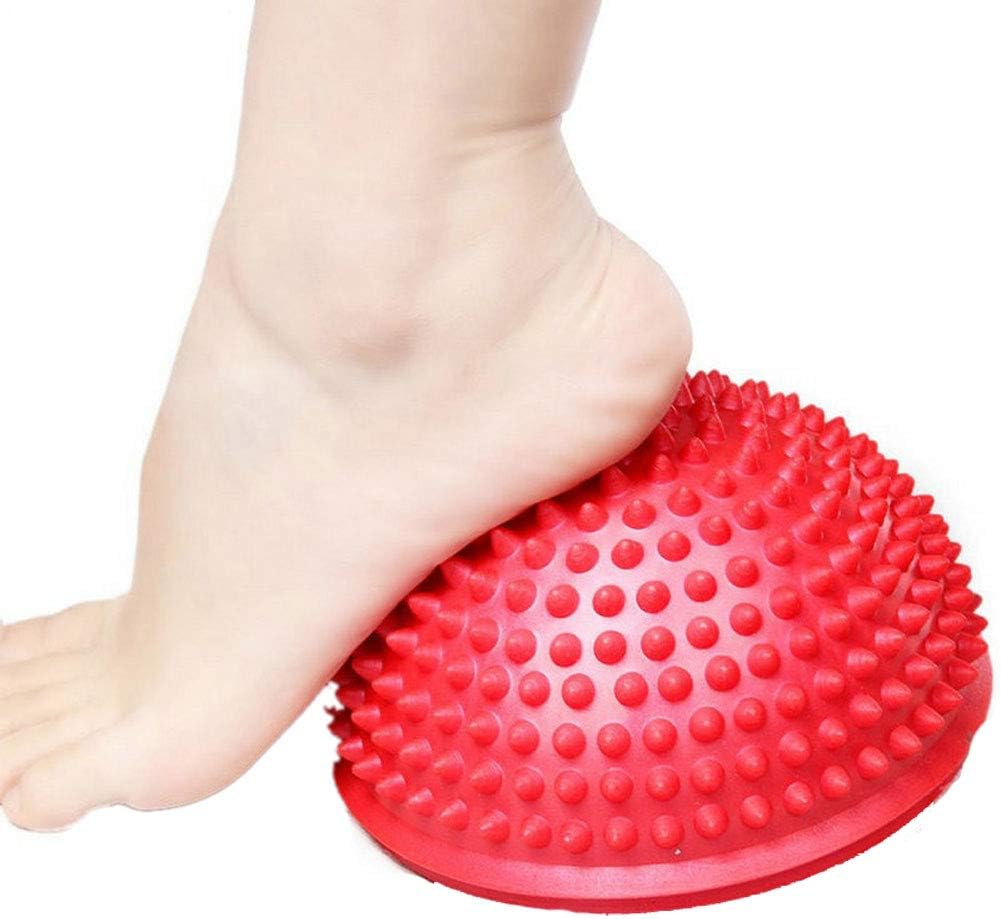 Inflatable Half Yoga Ball Exercise Fitness Equipment Balance Training Board Point Massage Ball Board for Children